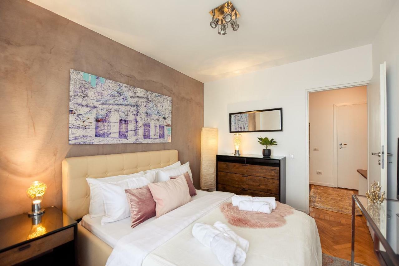 بوخارست New - Elegant Duplex With Amazing View & Balcony - Homey Residence المظهر الخارجي الصورة